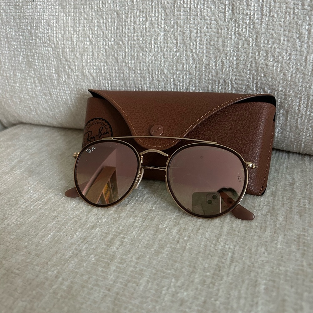 Ray-Ban Round Double Bridge Sunglasses